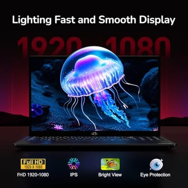 NIMO 15.6" IPS FHD-Gaming-Laptop, 8 Cores AMD Ryzen 7 6800H 32GB DDR5 RAM 1TB SSD (Beat i7-12700H, Up to 4.7GHz) AMD Radeon 680M GPU-Computer with 100W Type-C Backlit Keyboard Fingerprint Blue - Image 3