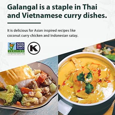 Soeos Galanga Powder 8oz (227g), Twin Pack, 16oz Total, Non-GMO, Kosher, Greater Galanga, Alpinia Galanga, Perfect for Tom Yum and Tom Kha Soups,Product of Vietnam, Galangal Powder for Cooking. - Image 4