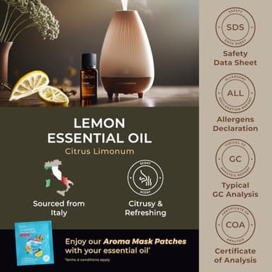 Gya Labs Lemon Essential Oil for Skin - 0.34 Fl Oz - 100% Pure Natural Lemon Oil for Diffuser, Cleaning, Refreshing Scent for Aromatherapy, DIY & Candle Making - Image 6