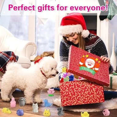 80Pcs Party Favors for Kids 4-8, Kawaii Squishies Mochi Squishy Toy Bulk Fidget Sensory Toys Birthday Gifts for Boys Girls Goodie Bag Christmas Stocking Stuffers Treasure Box Classroom Prizes - Image 8