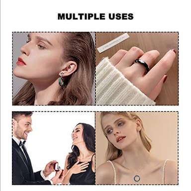 Resin Ring Molds Silicone, Silicone for Epoxy Resin, 14 Sizes with Round and Rhombic Faces Making Rings, Earrings, Pendants, Crafts Christmas Gifts - Image 7