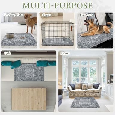 Homimp Washable Pee Pads for Dogs, 2 Pack Reusable Puppy Pads Waterproof, Absorbent and Leakproof Dog Pee Pads, Non Slip Puppy Training Pads, Pet Mat for Floor, Crate, Couch, Whelping,Grey, 36"x41" - Image 6