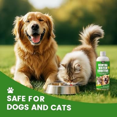 Dog Breath Freshener – Enzymatic Dog Dental Water Additive for Teeth Claning – Freshens Breath & Reduces Tartar – Easy Mouthwash Cleaner for Teeth & Gums – No Brushing Needed, Uncented, 16oz - Image 7