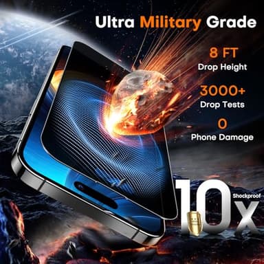 TOCOL for iPhone 16 Plus 15 Plus Privacy Screen Protector True 25°Anti Spy 9H+ Hardness Tempered Glass Full Coverage Screen Protector Easy Installation 2 Pack - Image 4