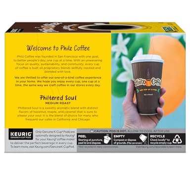 Philz Coffee Philtered Soul K-Cup® Pod Coffee, Single Serve Keurig® K-Cup® Pods, Medium Roast Coffee, 10 count - Image 13