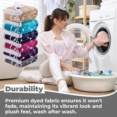 FILO ESTILO Mom Gifts for Birthday, Mothers Day Throw Blanket from Daughter or Son, Thoughtful, Unique, Quality Presents to Say Love You, 60x50 Inches (Gray, Sherpa) - Image 5