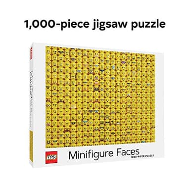 LEGO Minifigure Faces 1000-Piece Jigsaw Puzzle - Image 2
