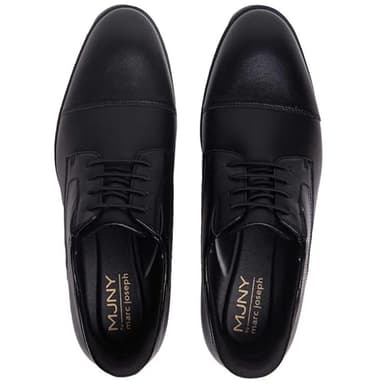 Marc Joseph New York Mens Hands Free Slip On Business Formal Classic Captoe Oxfords Dress Shoes for Men Black 10.5 - Image 5