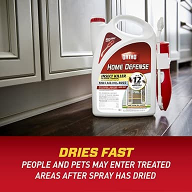 Ortho Home Defense Insect Killer for Indoor and Perimeter2 with Comfort Wand, Controls Ants, Roaches, Spiders and More, 1.33 gal - Image 8