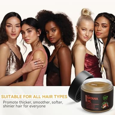 ABOUSHE Raw Batana Oil for Hair Growth - 100% Pure, Organic Dr. Sebi Batana Hair Mask from Honduras - Unrefined Hair Growth Oil for Thicker, Stronger Hair, Prevents Hair Loss for Women & Men 4.2 OZ - Image 6