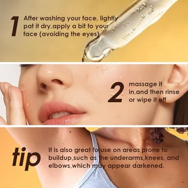 Peel Shot Glow Rice Ampoule Duo | White & Black Rice Exfoliant Face and Body Scrub with Hyaluronic Acid & Rice Extract | Facial Exfoliator, Pore Refining, Dead Skin Cells Remover - Image 6