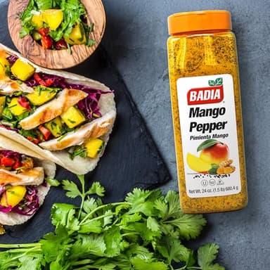 Badia Mango Pepper Seasoning, 24 oz - Sweet & Zesty Citrus Pepper Blend for Chicken, Seafood & Vegetables - Image 4