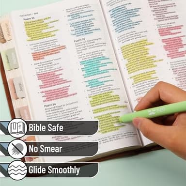 Mr. Pen- Gel Highlighters, 8 Pack Assorted Colors, No Bleed, Bible Markers - Image 3