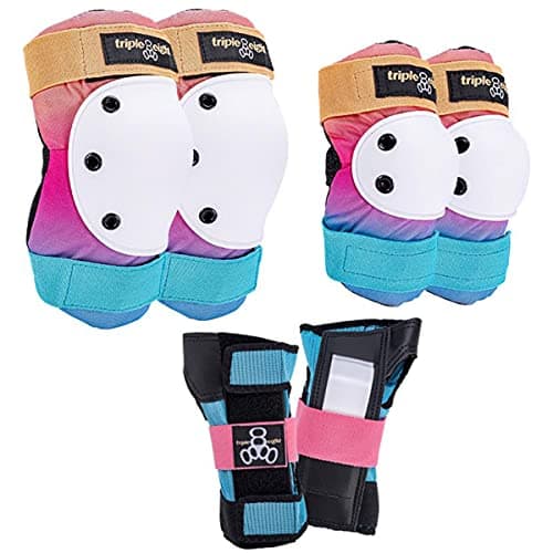 Triple Eight Saver Series 3-Pack Pad Set– Ideal for Skateboarding, In-line Skating, Roller Skating, and Biking - Image 1