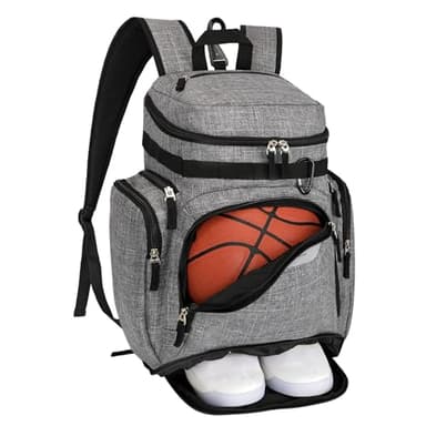 Goloni Basketball Backpack,Large Sports Bag with Ball Compartment & Shoe Compartment, Best for Basketball, Soccer, Volleyball,Gym, Travel - Image 1