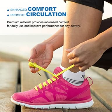 PAPLUS Ankle Brace Compression Socks (6 Pairs) for Men and Women. Plantar Fasciitis Socks with Foot Arch Support for Pain Relief - Image 6