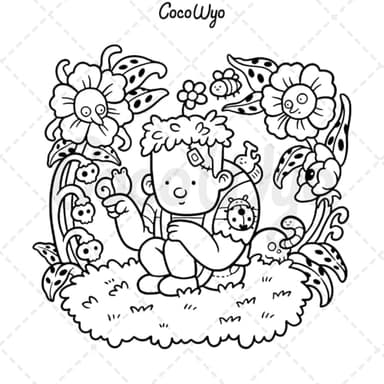Spooky Cutie: Coloring Book for Adults and Teens Featuring Adorable Creepy Creatures in Cozy Hygge Moments for Relaxation (Cozy Spaces Coloring) - Image 4