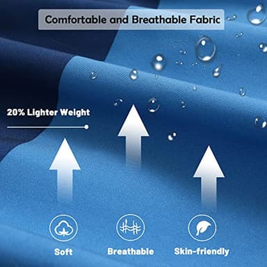 KAILUA SURF Mens Swim Trunks Long, Quick Dry Boardshorts, 9 Inches Inseam Bathing Suits with Mesh Lining - Image 5