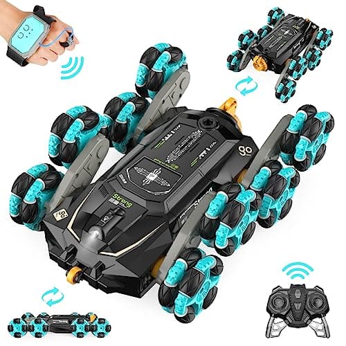 Gampop 8WD Gesture Sensing RC Stunt Cars - Toys Gifts for Kids 8 9 10 11 12 Year Old Boys Girls,2.4Ghz Remote Control Cars,Transform Drift Off Road Vehicle for Children Birthday Presents - Image 1