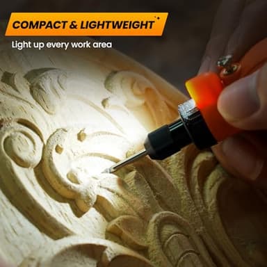 HARDELL Mini Cordless Rotary Tool, 5-Speed and USB Charging Rotary Tool Kit with 69 Accessories, Multi-Purpose 3.7V Power Rotary Tool for Sanding, Polishing, Drilling, Etching, Engraving, DIY Crafts - Image 5