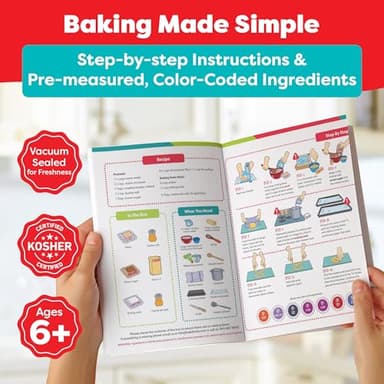 Pretzel Making Kit - Real Cooking Set for Kids Ages 5-12+ with Recipe and Ingredients - Kids Baking Set for Girls & Boys - Great Gift for Family Bonding - Image 8