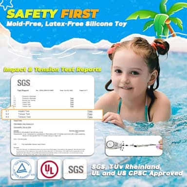 Tizikcon 6 PCS Reusable Water Balloons, Refillable Magnetic Water Balls for Outdoor Games, Self Sealing Water Splash Bomb Quick Fill for Summer Fun, Pool Beach Toys for Kids Ages 3-12 - Image 4