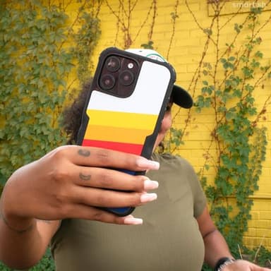 Smartish® iPhone 16 Pro Protective Magnetic Case - Gripzilla Compatible with MagSafe [Rugged + Tough] Heavy Duty Armor Slim Cover w/Drop Tested Protection for Apple iPhone 16 Pro - Black Tie Affair - Image 8