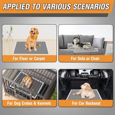 DEEP DEAR Charcoal Puppy Pads XL 30"x26", 40 Count Disposable Dog Pee Pads Extra Large, Activated Carbon Dog Potty Pads for Training, Pet Urine Bed Pads for Doggies, Piddle Pads for Indoor and Outdoor - Image 8