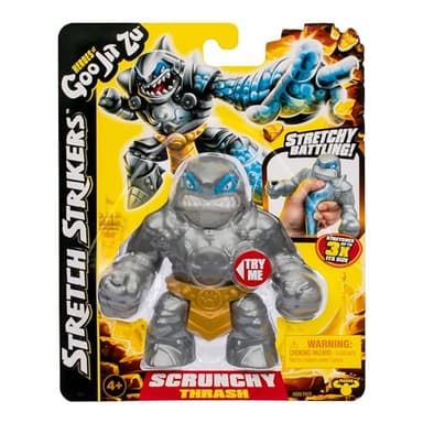 Heroes of Goo Jit Zu Stretch Strikers Hero Pack, Stretchy Action Figure Thrash, Unique Goo Filling, Stretches Up to 3 Times Their Size, Collect All 5 Squishy, Stretchy, Scrunchy Characters - Image 2