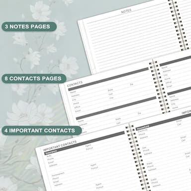 2026-2027 Monthly Planner - JAN 2026 - JUN 2027, Planner 2026-2027 with Tabs, 18 Monthly Panners, Mothly Planner with Inner Pocket, Thick Paper (8.5" x 11",Green, Back Pocket) - Image 6