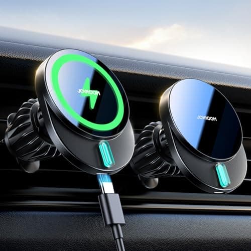 JOYROOM 15W for MagSafe Car Mount Charger, Ultra Magnetic Phone Holder for Car Vent Charging, Fast Wireless Car Charger Mount Fit for iPhone 16 Pro Max Plus Mini 15 14 13 12 - Image 1