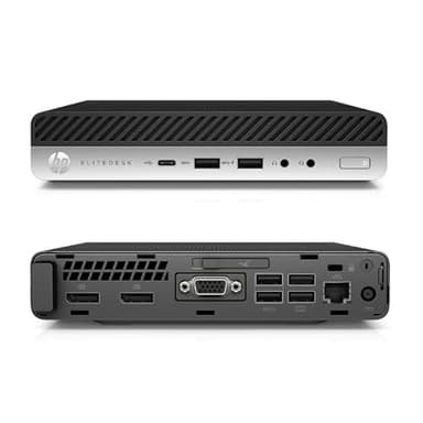 HP EliteDesk 800 G3 Mini Computer Desktop PC, Intel Core i5-7500T, 16GB DDR4 RAM, 512GB SSD, WiFi & Bluetooth, Keyboard & Mouse, Dual Monitor Support Windows 11 Pro (Renewed) - Image 3
