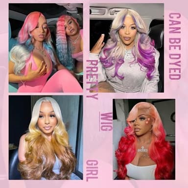 Shciyair 30 Inch 613 13x6 Lace Front Wig Human Hair 200 Density Blonde Wig Human Hair 613 HD Lace Frontal Wig 13x6 Body Wave Lace Front Wigs Human Hair Pre Plucked with Baby Hair - Image 6