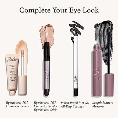 Julep Eyeshadow 101 Crème-to-Powder Waterproof Eyeshadow Stick Duo – Long-Lasting, Crease-Proof, Easy Apply with Built-in Smudger - Champagne Shimmer and Pearl Shimmer - Image 7