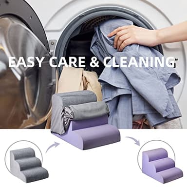 Chic Threads Dog Stairs for Small Dogs, 3-Step Dog Stairs for High Beds and Couch, Pet Steps for Small Dogs and Cats，Non-Slip Stable Indoor Dog Steps - Image 7