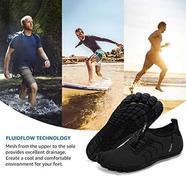 Racqua Water Shoes Quick Dry Barefoot Beach Aqua Sport Swim Surf Pool Hiking Diving Walking for Men Women - Image 7