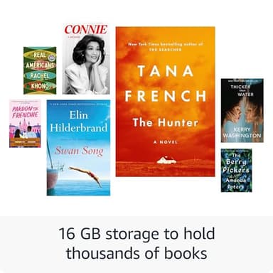 Like-New Amazon Kindle (16 GB) - Lightest and most compact Kindle, with glare-free display, faster page turns, adjustable front light, and long battery life - Black - Image 5