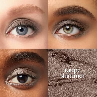 Julep Eyeshadow 101 Cream-to-Powder Waterproof Shadow Stick – Taupe Shimmer – Long-Lasting, Crease-Proof, Soft Grey Shimmer Eyeshadow with Built-in Smudger - Image 2