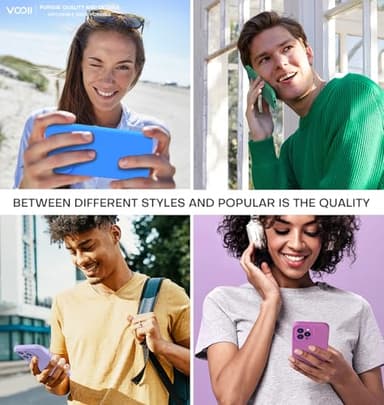 Vooii Compatible with iPhone 16 Pro Max Case, Liquid Silicone Upgrade [Camera Protection] [Soft Anti-Scratch Microfiber Lining] Shockproof Phone Case for iPhone 16 Pro Max 6.9 inch - Light Purple - Image 6