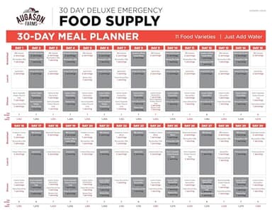 AUGASON FARMS Emergency Food Supply Bucket, 200 Servings, Dehydrated Meal Kit, Variety Pail, Long Shelf Life Just-Add-Water Meals for Prepping, Disaster Survival, Camping, Hiking, and More - Image 6