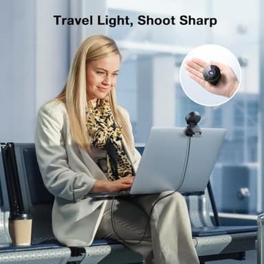 EMEET C950 4K Webcam for PC - 8 Megapixels 4K UHD, PDAF Autofocus, Noise-Canceling Mic, 70° FOV, 1080P@60FPS, Privacy Cover, USB 2.0 Plug&Play, No Tripod Hole, Ideal Webcam for Zoom/Teams/Google Meet - Image 5