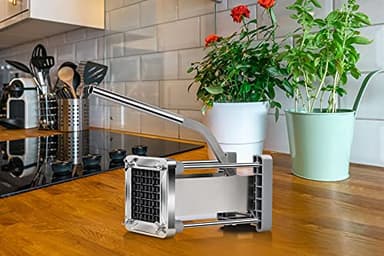 French Fry Cutter, Sopito Professional Potato Cutter Stainless Steel with 1/2-Inch Blade Great for Potatoes Carrots Cucumbers - Image 8