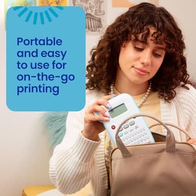 Brother P-Touch PT-N10 Personal Handheld Label Maker, Portable and Prints, P-Touch Btag ~½” (12mm) Wide Color Personalized Label Tapes, - Image 4