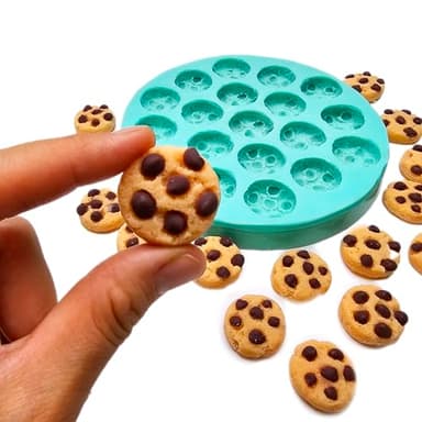 Mini Chocolate Chips Mold, cookie silicone mold Soap Candle Mold for Wax Mold for Resin NS033 - Image 1