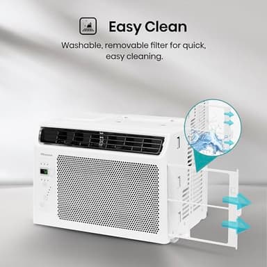Hisense WC05R25A Window Air Conditioner, 5,000 BTU, White - Image 4
