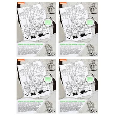 Teenage Mutant Ninja Turtles: Original Sketch Collector Figure with Comic Book by Playmates Toys - Image 6