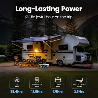 12V 300AH Bluetooth LiFePO4 Lithium Battery with Self-Heating, Built-in 200A BMS, Supports Low Temp Charging(-4°F), 5000+ Cycles, Max 2560W Power, Perfect for RV/Camper and Off-Grid Applications, etc. - Image 6