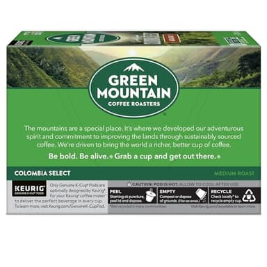 Green Mountain Coffee Roasters Colombia Select, Keurig Single Serve K-Cup Pods, Medium Roast Coffee, 60 Count, (6 Packs of 10) - Image 14