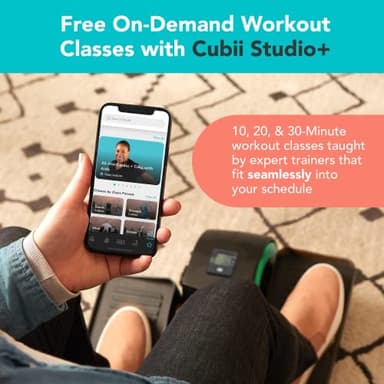 Cubii JR1, Under Desk Elliptical, Bike Pedal Exerciser, Seated Elliptical, Work from Home Fitness, Mini Elliptical Machines for Home Use, Exerciser for Seniors, Desk Exercise, Aqua… - Image 7