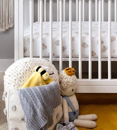 Burt's Bees Baby Baby Plush Toy Lovey, Hold Me Bee Stuffed Security Blanket, Infants Comfort Object, Made with Organic Velour Shell with Polyester, Sunshine Color, Size 12x12x3 Inches - Image 6